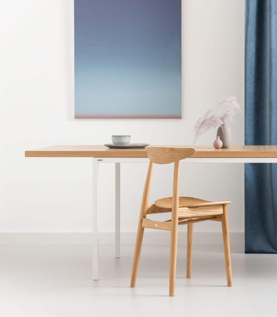 Spisebord MODERN CLASSIC med illegsplate - DESIGN4U